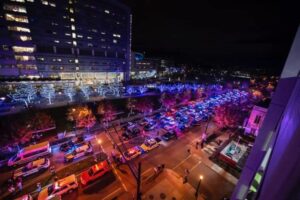 Truckers and police bring holiday magic to Ohio children’s hospitals