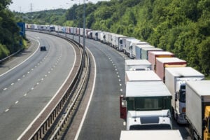 Vaccine Protest by US Truckers