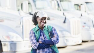 Amazon announces first female trucking partner