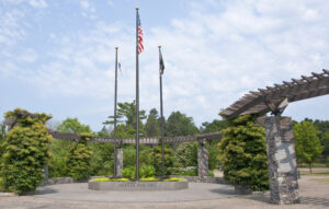 A trucker volunteers his time to drive around the Vietnam war memorial replica