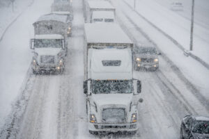 Driver rescues fellow trucker during snowstorm crash