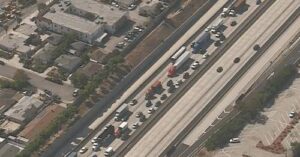 Truckers Protest Los Angeles Port