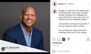 Former Steelers linebacker launches trucking company