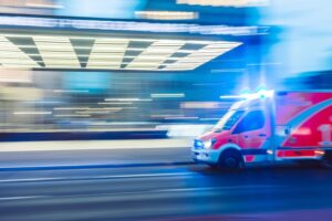 Sleeping woman’s legs driven over by truck driver