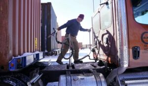 Trucker honored for 4.6 million miles