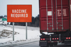 Anti-vaccine protests among truckers in Canada are making their way into the U.S.