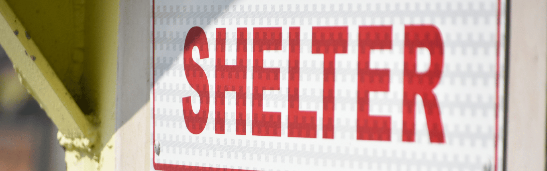 Sign for an animal shelter