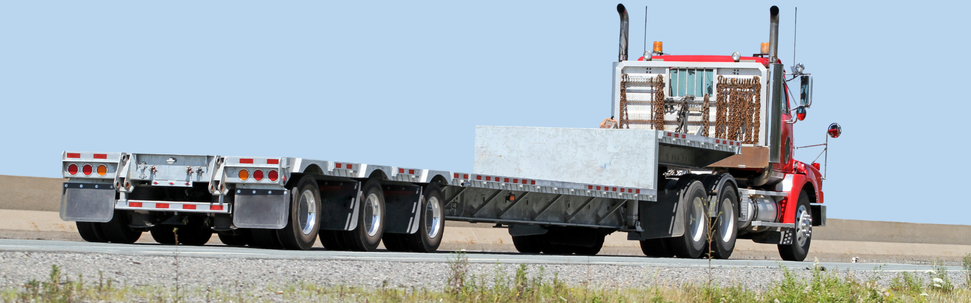 flatbed semi truck