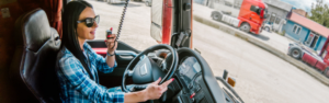 Mobile Driving Simulator Highlights Trucking Career Opportunities for Women