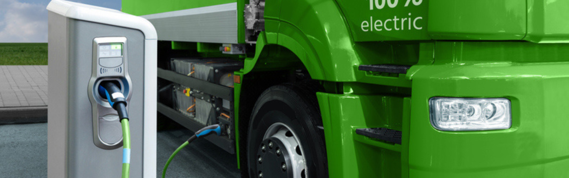 electric semi truck charging