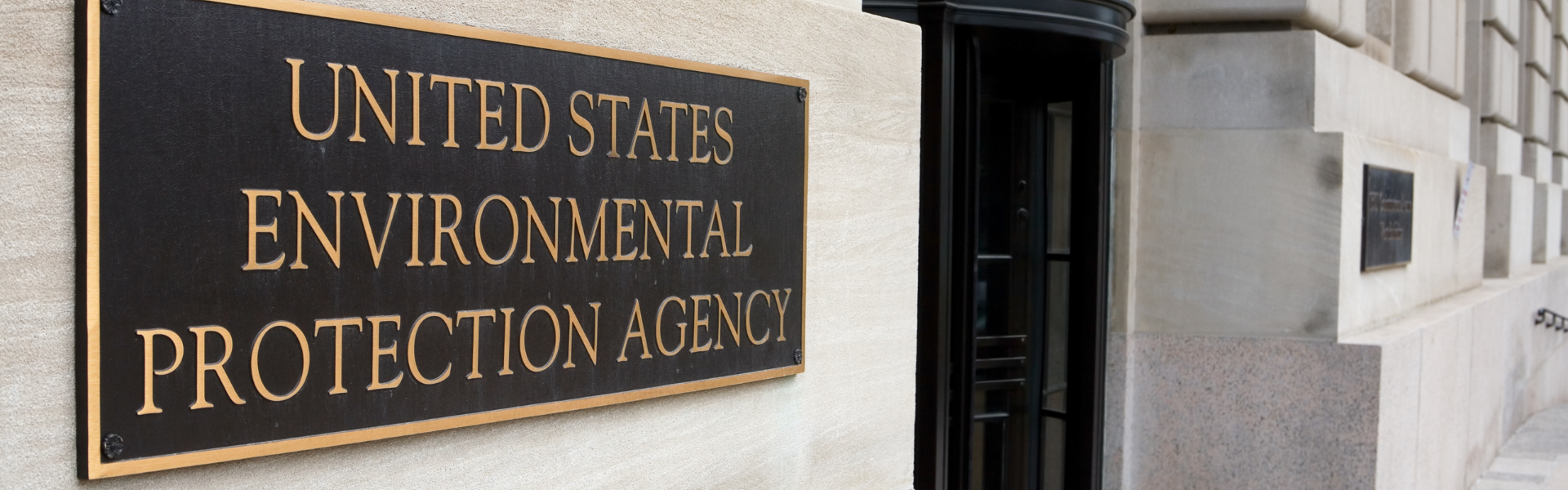sign for the environmental protection agency