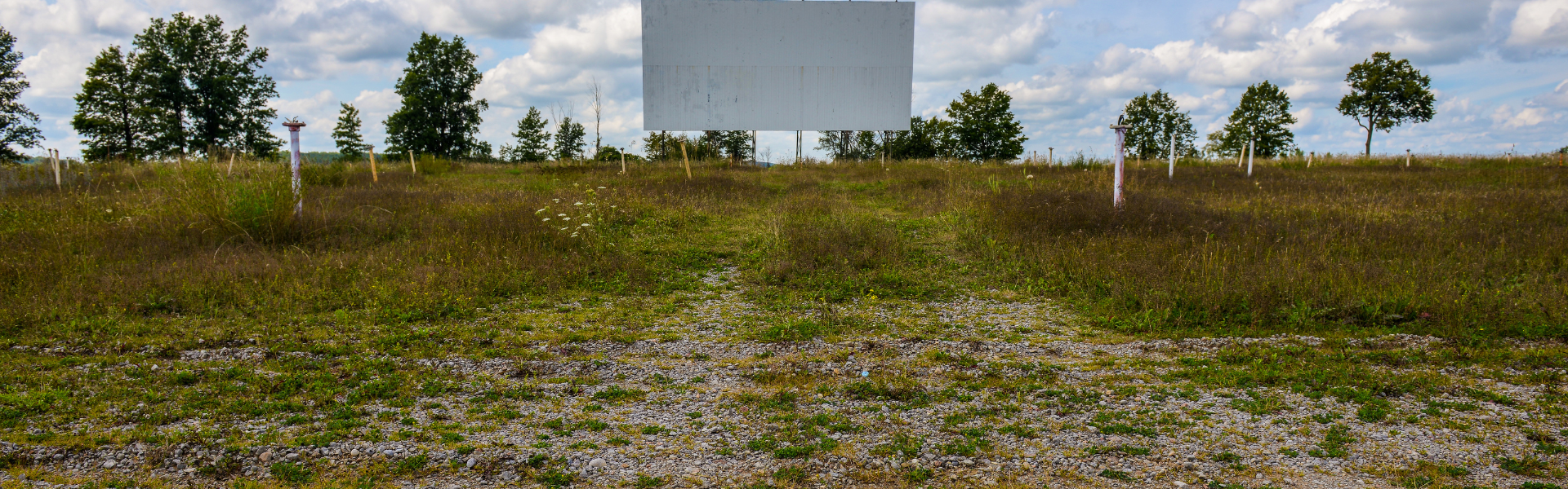 abandoned drive in movie theater