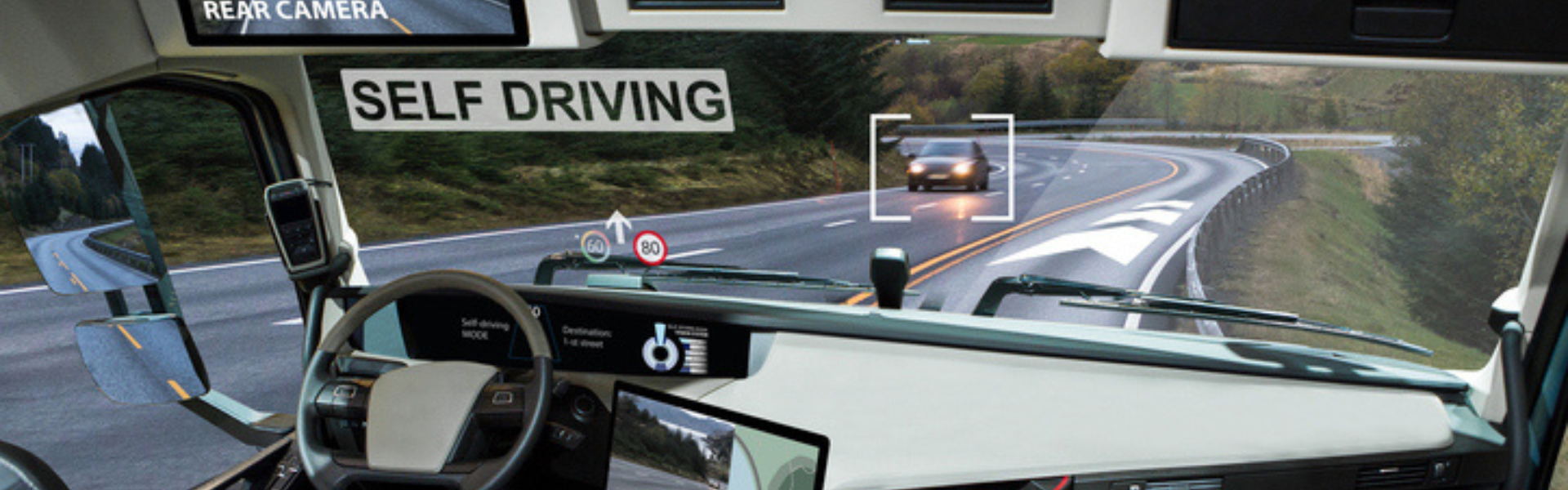 self-driving semi truck