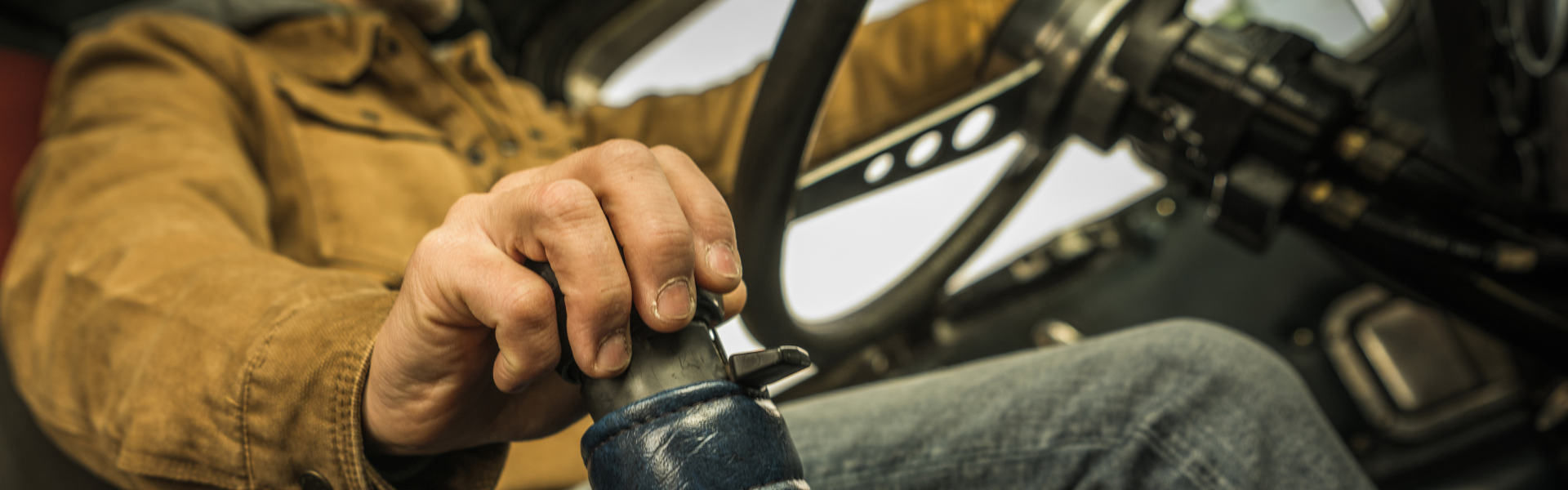 trucker driving semi truck