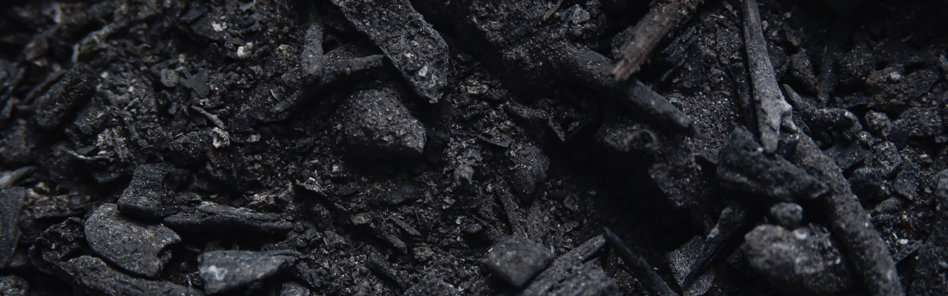 charred remains after a fire