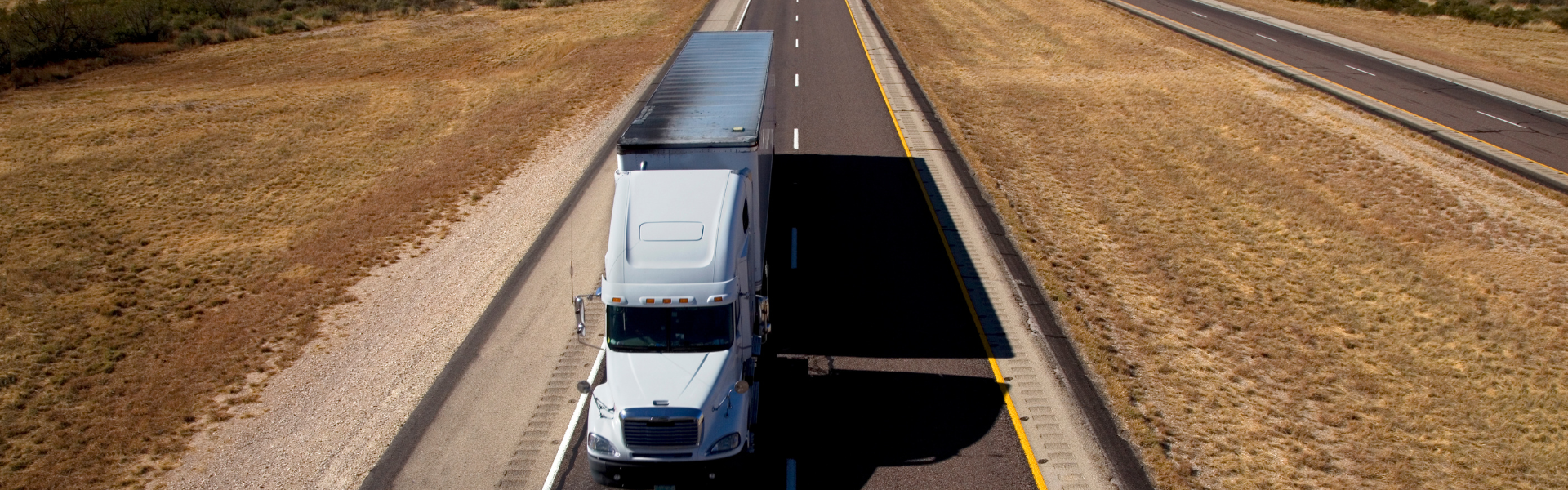semi truck on highway