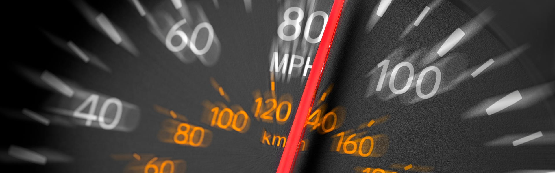 speedometer over 80mph