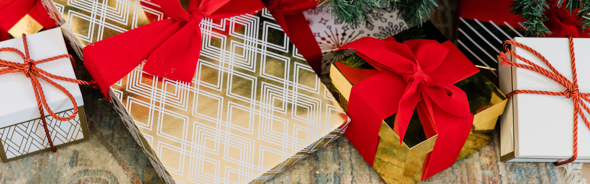 holiday gifts wrapped