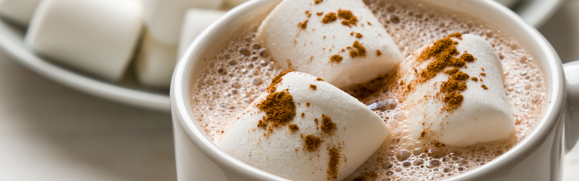 hot cocoa with marshmallows