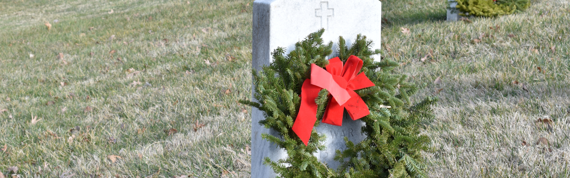 wreath on grave