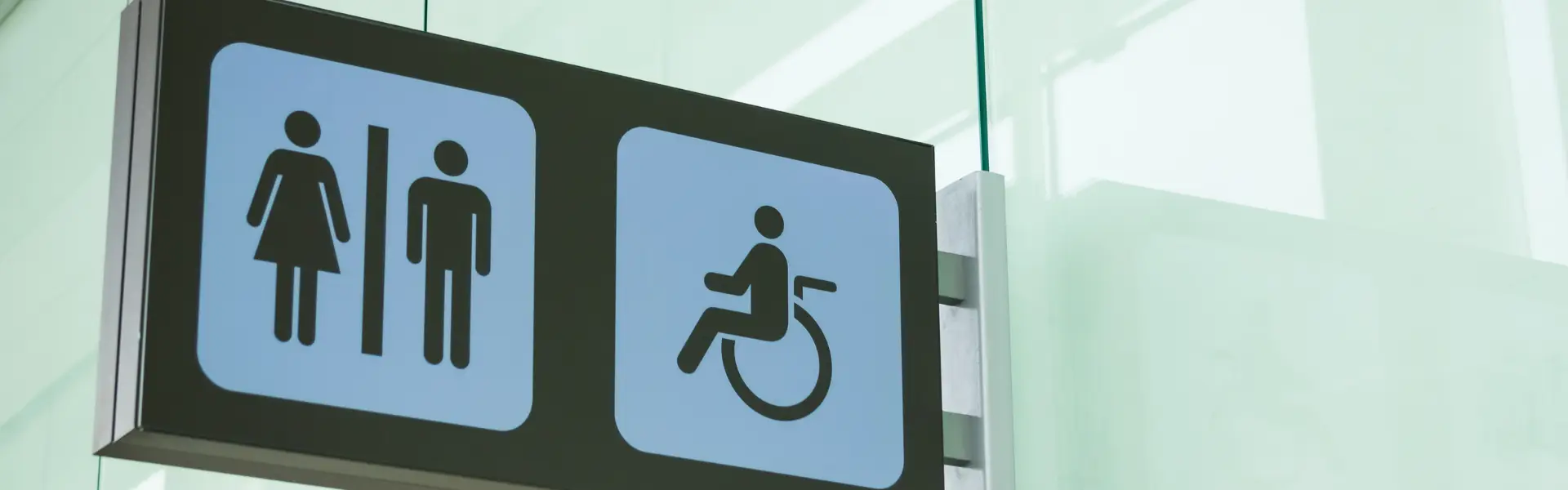 public restroom sign