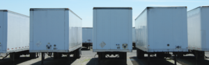 parked semi truck trailers