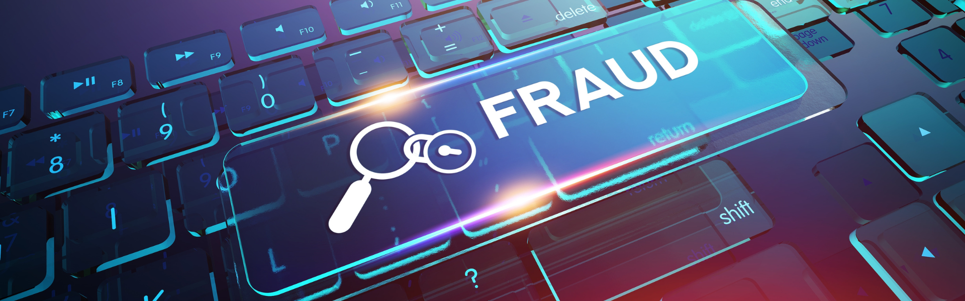 keyboard with a fraud alert key