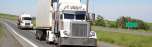 white semi trucks on highway, ATRI Truck Driver Survey