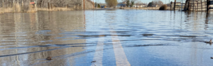 flooded road, hurricane helene, georgia, tennesee, north carolina, road closures