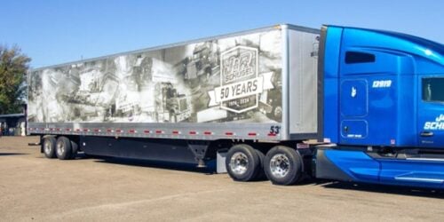 J&R Schugel 50 year anniversary truck wrap