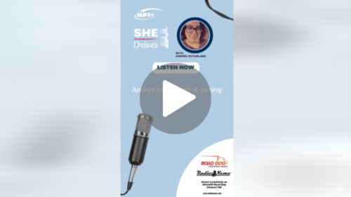 She drives podcast playlist facebook watch, She Drives NFI Andrea McFarland Women in Trucking Listen Now