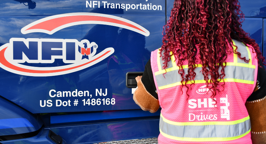 NFI, She Drives, women in trucking, trucking industry, female truck drivers, gender equality in trucking, trucking careers, women empowerment, diversity in trucking, women drivers, She Drives initiative, driver recruitment, work-life balance, family-friendly trucking, female role models in trucking, trucking stereotypes
