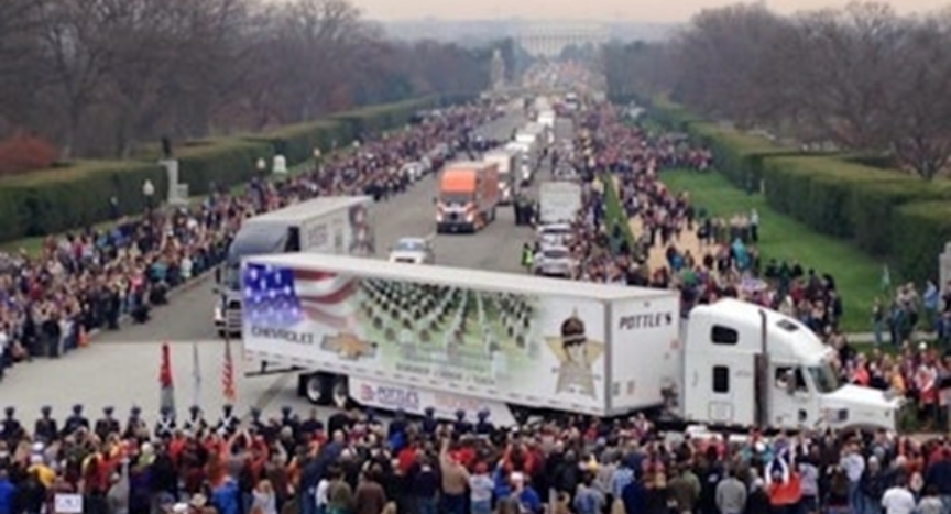 Discover how a convoy of trucking companies, veterans, and volunteers is delivering thousands of commemorative wreaths to Arlington National Cemetery as part of Wreaths Across America’s annual "Escort to Arlington." Join the journey and honor veterans on National Wreaths Across America Day, December 14, 2024.