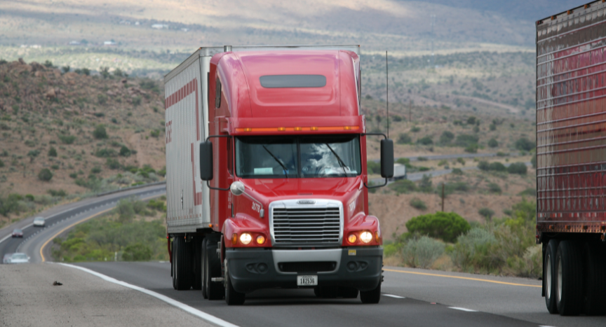 semi-truck safety, driver safety, commercial trucking, airbags in trucks, truck collision prevention, seat belts, electronic stability control, collision mitigation systems, truck lane departure warning, anti-lock braking system, reinforced cab design, truck safety features, trucking technology, truck driver protection, advanced truck safety systems