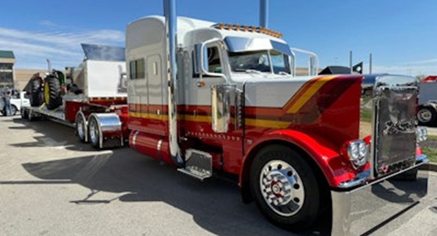 ) This 2024 Peterbilt 389 from Davis Bros. Designs won the top prize in the 2024 MATS Big Rig Build-Off. Brian and Tom Davis will return to defend their title with a new build in this year's competition.