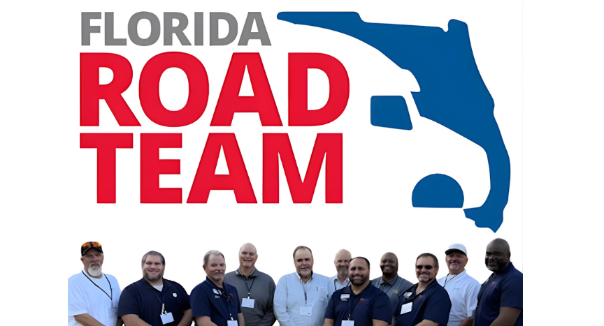 The Florida Trucking Association selects seven top professional drivers for the 2025-2028 Florida Road Team. These drivers serve as industry ambassadors, educating students and communities about truck safety, courtesy, and the trucking profession.