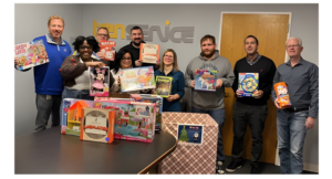 Lily and Transervice Collect More Than 1,000 Toys for Marine Corps Toys for Tots Drive