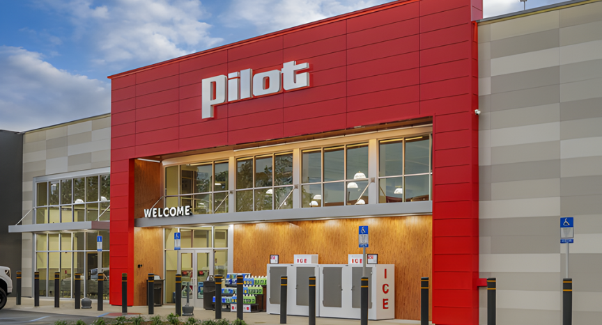 Pilot opens new travel centers in Chicopee, Massachusetts, and Ponce de Leon, Florida, adding truck parking, diesel lanes, showers, food options, and community school donations.