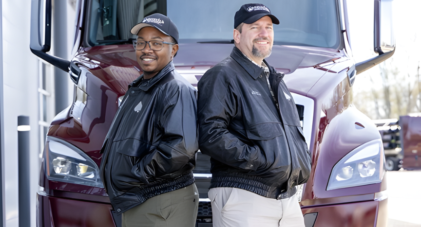 Maverick Transportation honors Charles Baber as Over the Road Driver of the Year and Ron Watson as Dedicated Driver of the Year, recognizing safety, professionalism, and leadership in trucking.