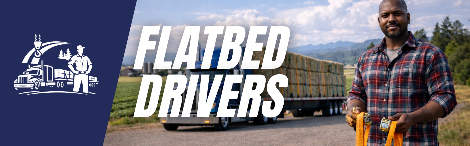 Flatbed truck driver