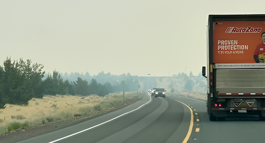 Oregon wildfires continue to affect Interstate 84 and other eastern Oregon freight routes, with ODOT warning truck drivers to expect changing conditions, delays, and possible closures.