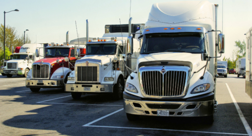 Before the NFL season begins, trucks deliver food, beverages, team equipment, and broadcast units that help prepare stadiums for opening day.
