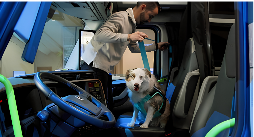 Volvo Trucks North America and the Center for Pet Safety have released a free guide with recommendations to help truck drivers travel more safely with dogs and cats.