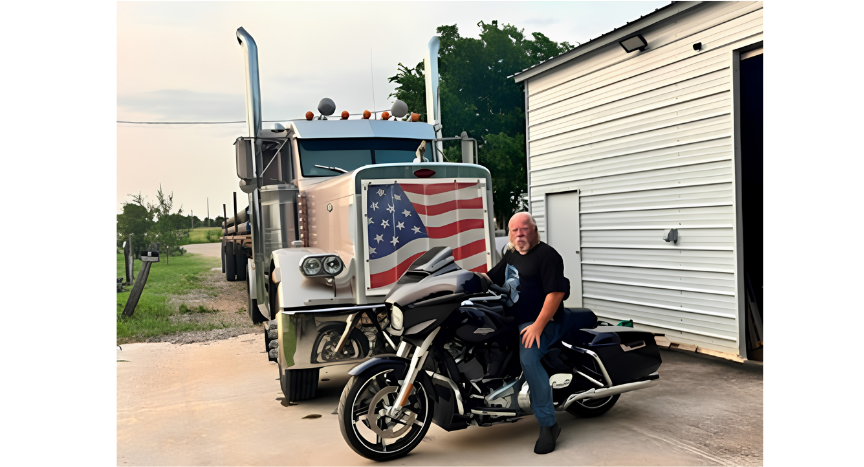 Oklahoma truck driver Allen Darling is riding the 2026 Hoka Hey Motorcycle Challenge to raise funds for the St. Christopher Truckers Relief Fund.