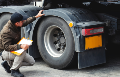 Review the DOT inspection violations most often tied to driver logs, CDL credentials, annual inspection records, lighting, brakes, tires, and cargo securement.