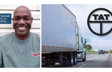TAT is recognizing professional truck driver Arian Taylor for his efforts to help combat human trafficking and highlighting free training resources available to transportation professionals.