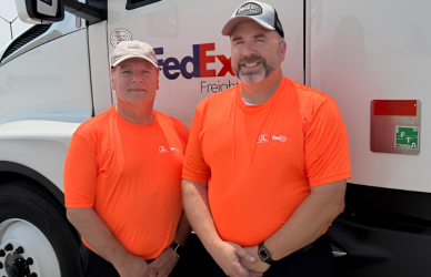 Defending NTDC Grand Champion David Comings and mentor Scott Meyers return to Pittsburgh for the 2026 National Truck Driving Championships after qualifying through North Dakota competition.