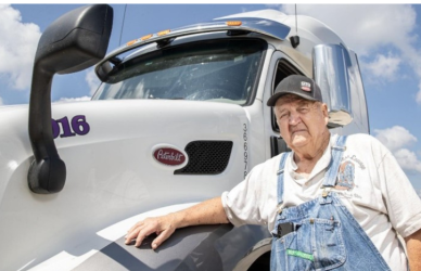 Iowa truck driver Orrin Asmus, 94, is seeking Guinness World Records recognition as the world's oldest active semi-truck driver after nearly 77 years behind the wheel.