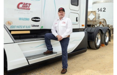 CAST Specialty Transportation driver Tommy Cash has been named the 2026 CVSA International Driver Excellence Award recipient after logging more than 3.6 million crash-free miles.