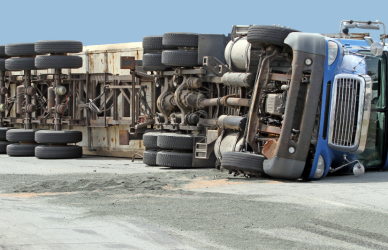 Learn what contributes to truck rollovers, how vehicle stability changes with different loads and the driving habits that help reduce rollover risk.